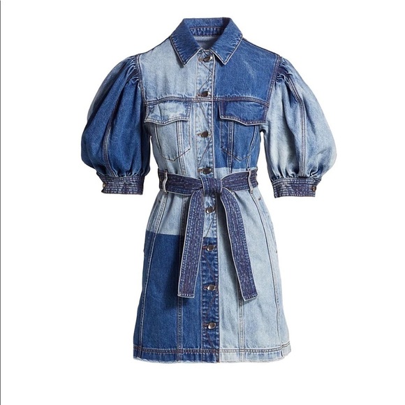 Aje Freecycle Denim Dress - Picture 3 of 13